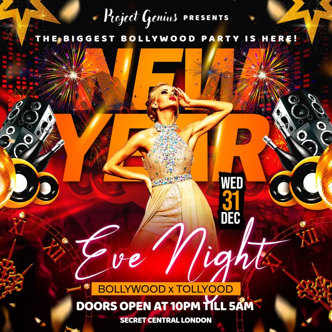 Bollywood x Tollywood New Year's Eve Party