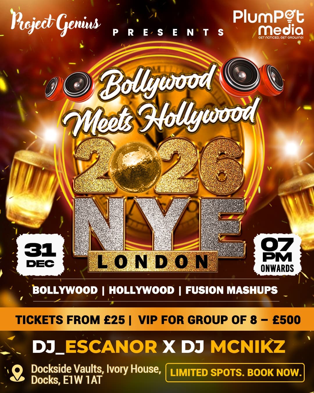 Bollywood Meets Hollywood - NYE 2026